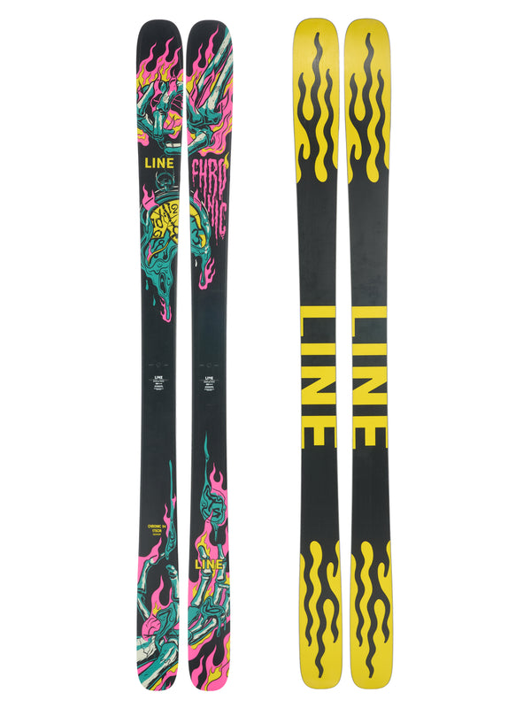 Line CHRONIC 94 All Mountain Freestyle Skis 2024 Fresh Skis