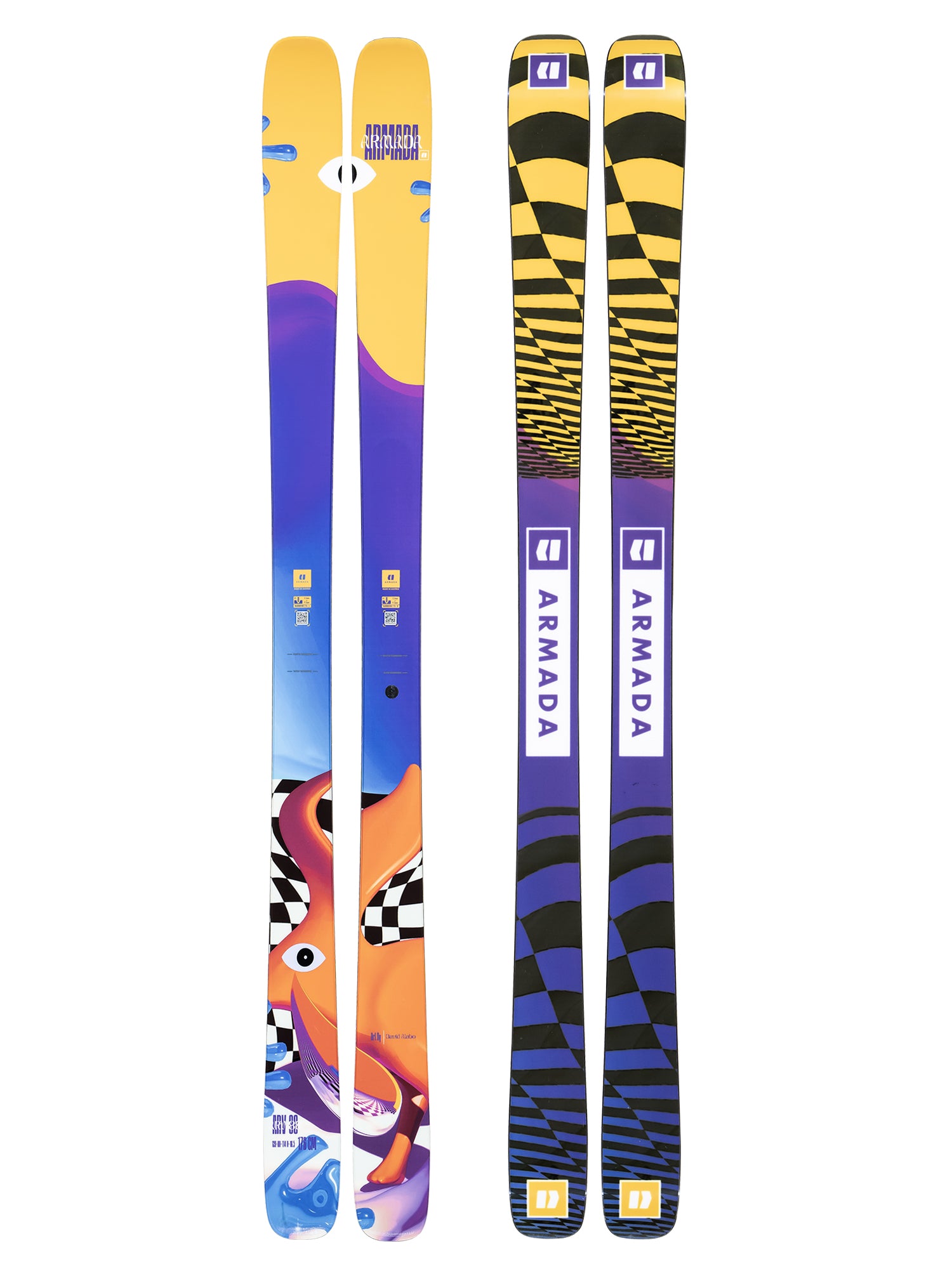 Armada ARV 88 Men's Freestyle All Mountain Park Ski 2024 Fresh Skis